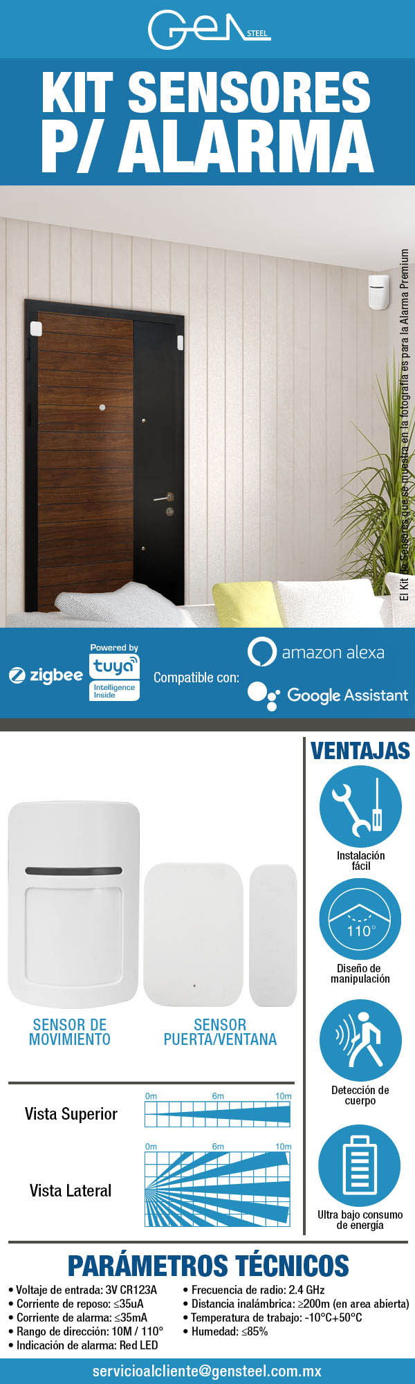 Kit de Sensores Gen Steel